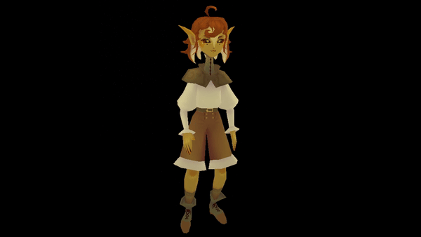 Eowel Low Poly 3D model