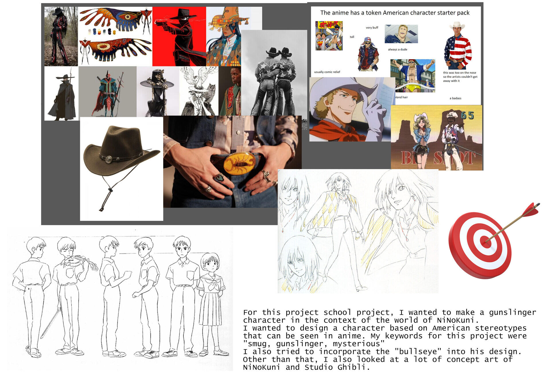 Ni No Kuni character design assignment - inspiration